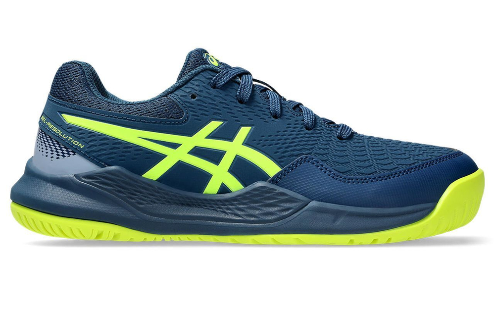 детские Кроссовки теннисные Asics Gel-Resolution 9 GS - небесный