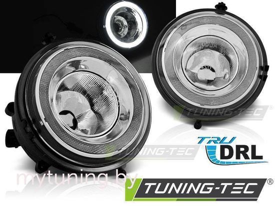 Противотуманные фары FOG LIGHTS ANGEL EYES LED DRL для BMW MINI COOPER R55, R56, R57