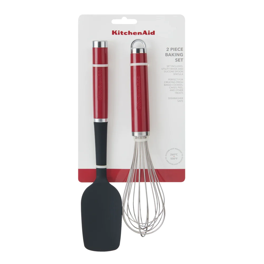 KitchenAid Набор лопатка + венчик Empire Red KQG463OHERE