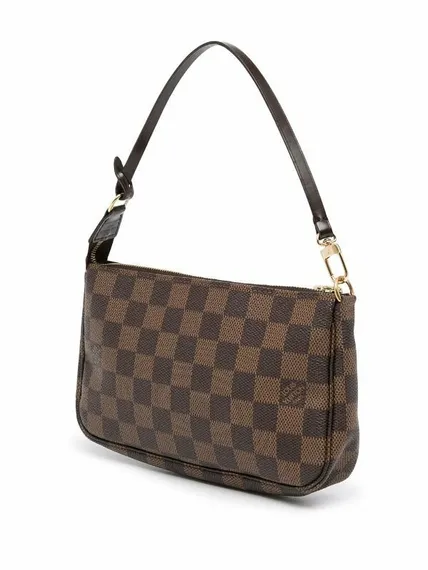 Клатч Louis Vuitton Pochette Accessoires 2008-го года коричневый