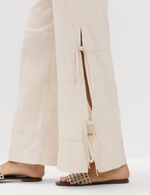 Широкие брюки из смесовой льняной ткани T57004254 - Marks & Spencer