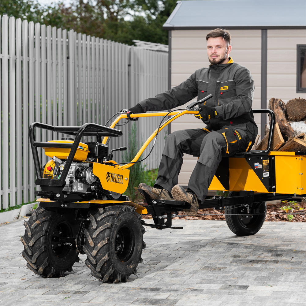 Мотоблок DPT-670S-PRO, 7 л.с., ремен.сцеп, фрез 3х4, ШОМ, передачи 6В/2Н