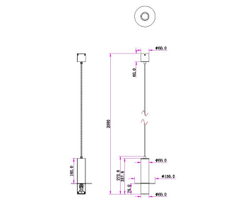 Подвес Kink Light Каям белый 08457-1A,01