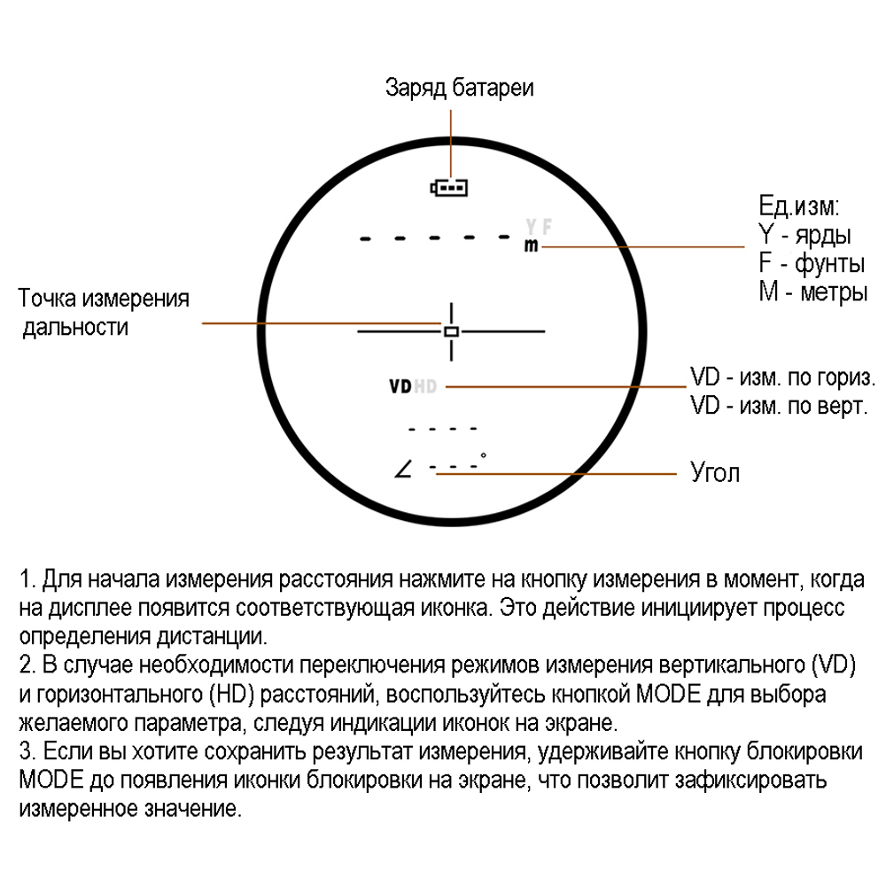 Дальномер DISCOVERY D1200 (Белый)