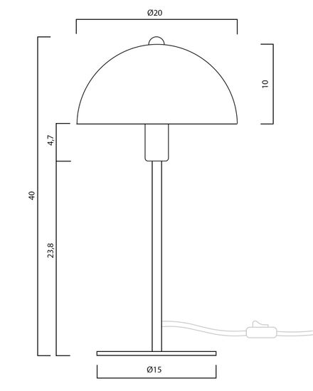 Настольная лампа "Эллен"