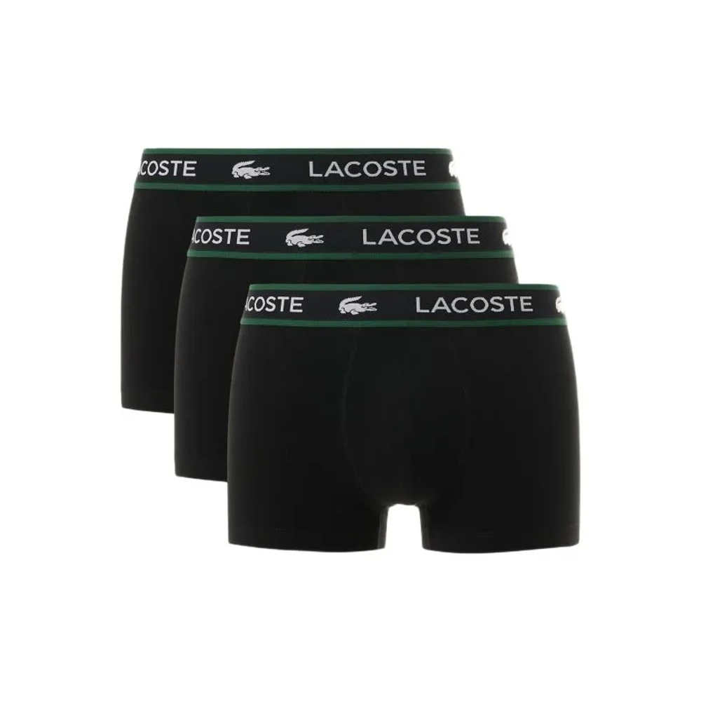 Мужские спортивные боксеры Lacoste Stretch Jersey Branded 3P - black