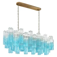 Подвесная люстра Murano 10580/1000R Clear blue Loft It