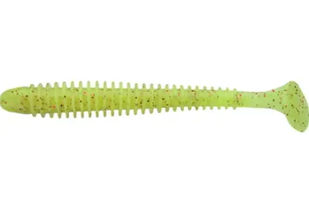 Приманка силиконовая Keitech Swing Impact 3" PAL #01 Chartreuse Red Flake