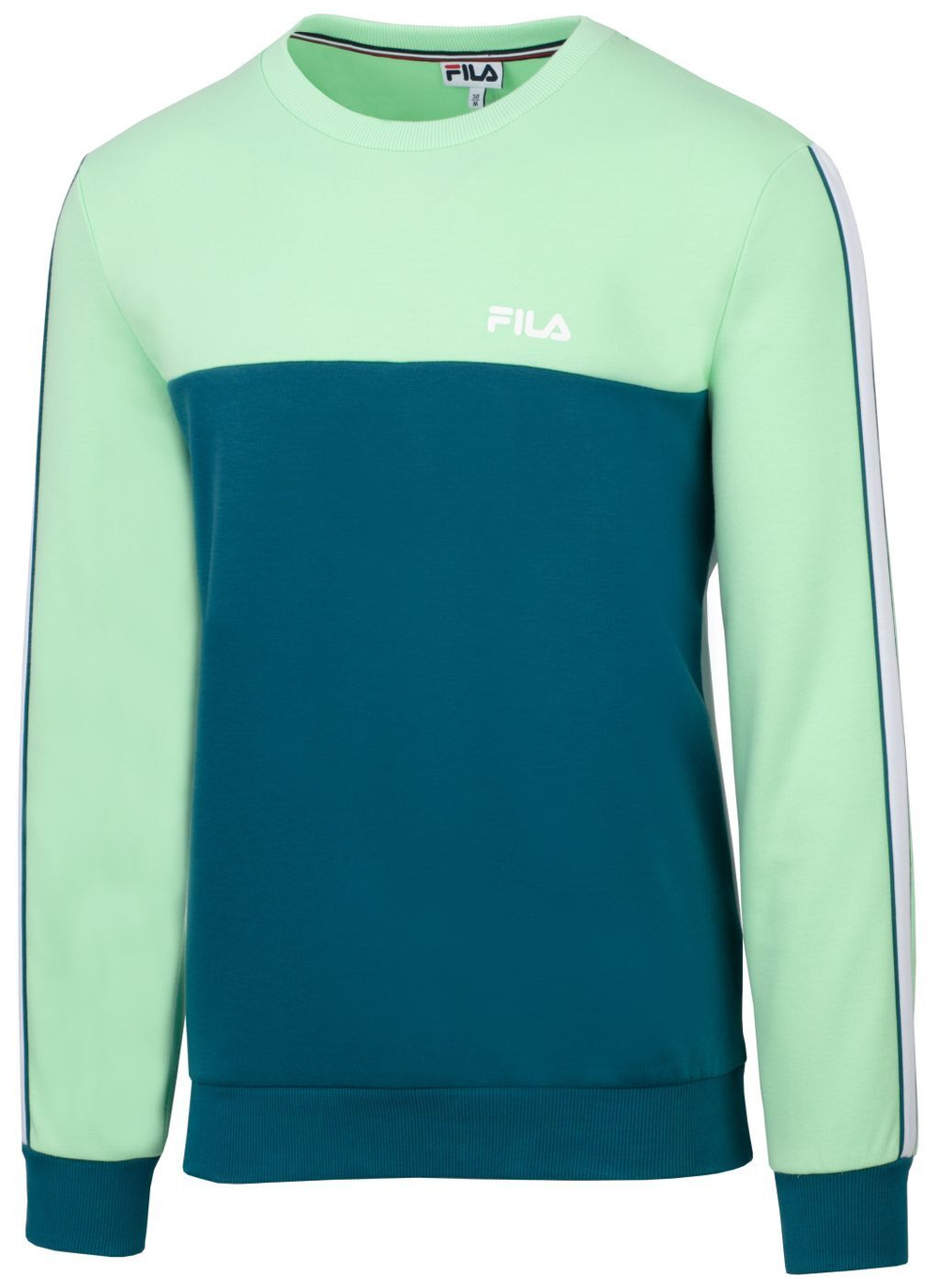 Мужская теннисная кофта Fila Sweater Manu - green ash
