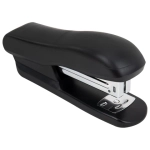 Степлер №24/6, 26/6 BRAUBERG "SX-39", до 25 листов, черный
