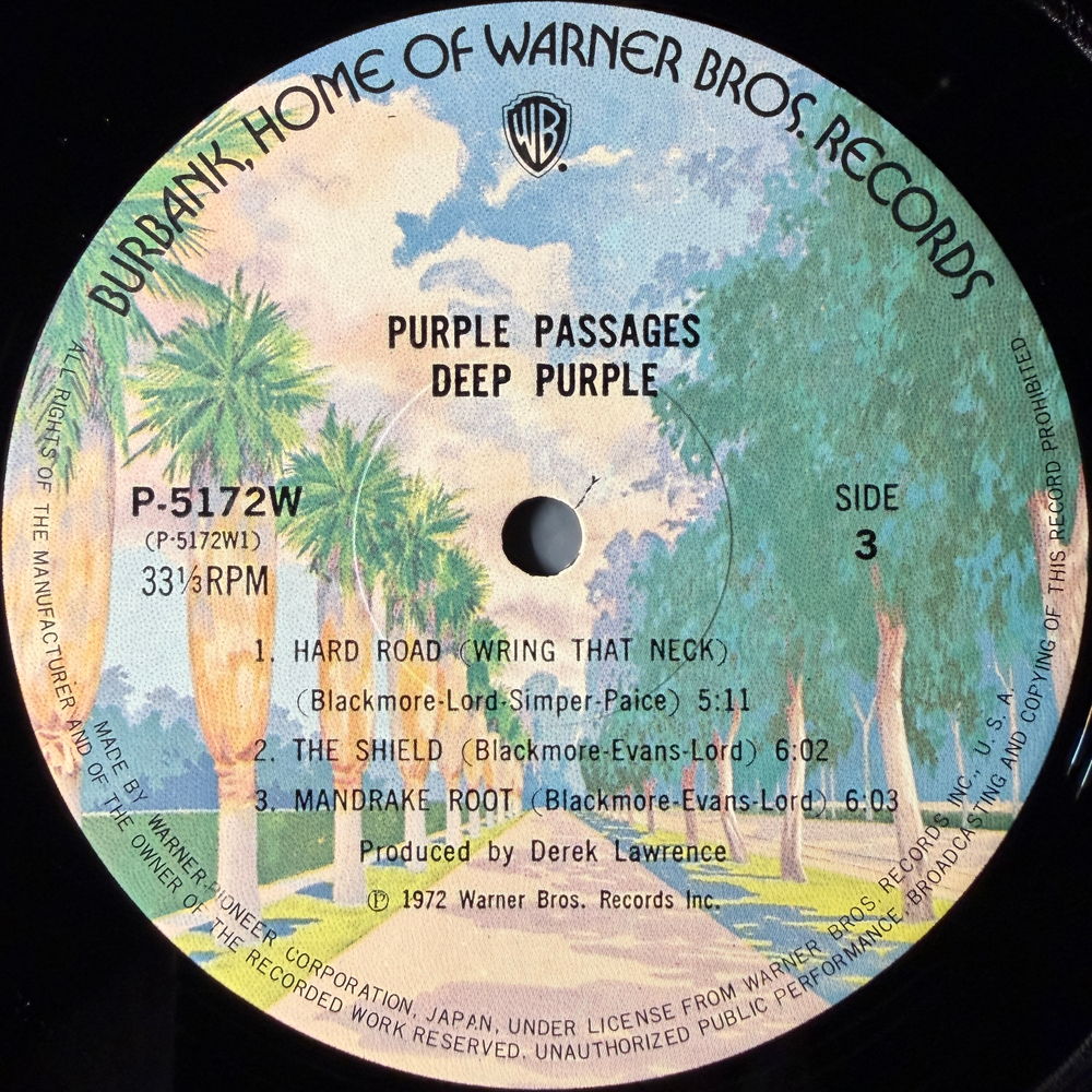 Deep Purple ‎– Purple Passages 2LP (Япония 1974г.)