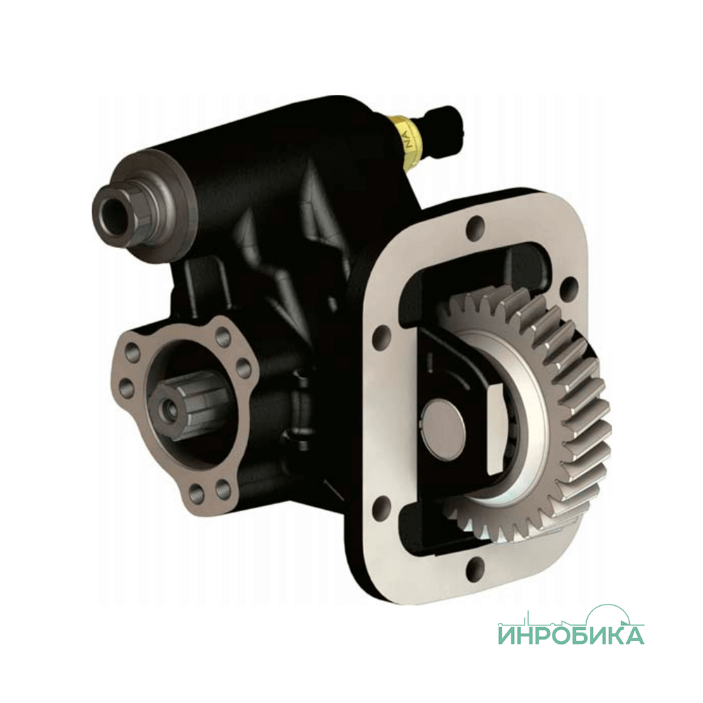 Коробка отбора мощности UNI для КПП ISUZU YY-6S, MYY-5T, MYY-6P с механическим включением 07107810131