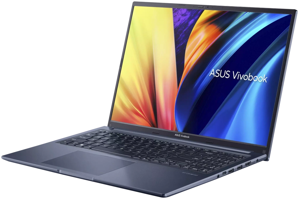 Ноутбук ASUS Vivobook 16X M1603Q  16"/WUXGA (1920 x 1200)/IPS/300NITS/R5-5600H/8Gb /SSD 512Gb/NO OS/Синий (M1603QA-MB120)