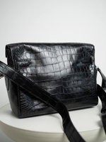 Сумка-мессенджер Hermes "Kelly" из кожи крокодила