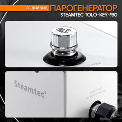 Steamtec TOLO KEY 150 - 15 кВт (стандартный модуль управления), парогенератор для хамама и турецкой бани