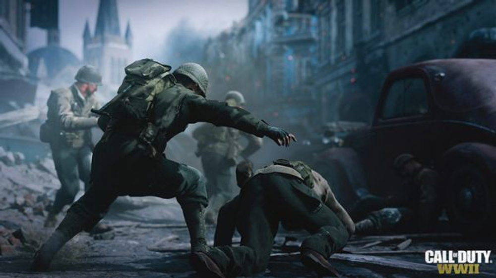 Call of Duty: WWII (диск для PS4, полностью на английском языке)