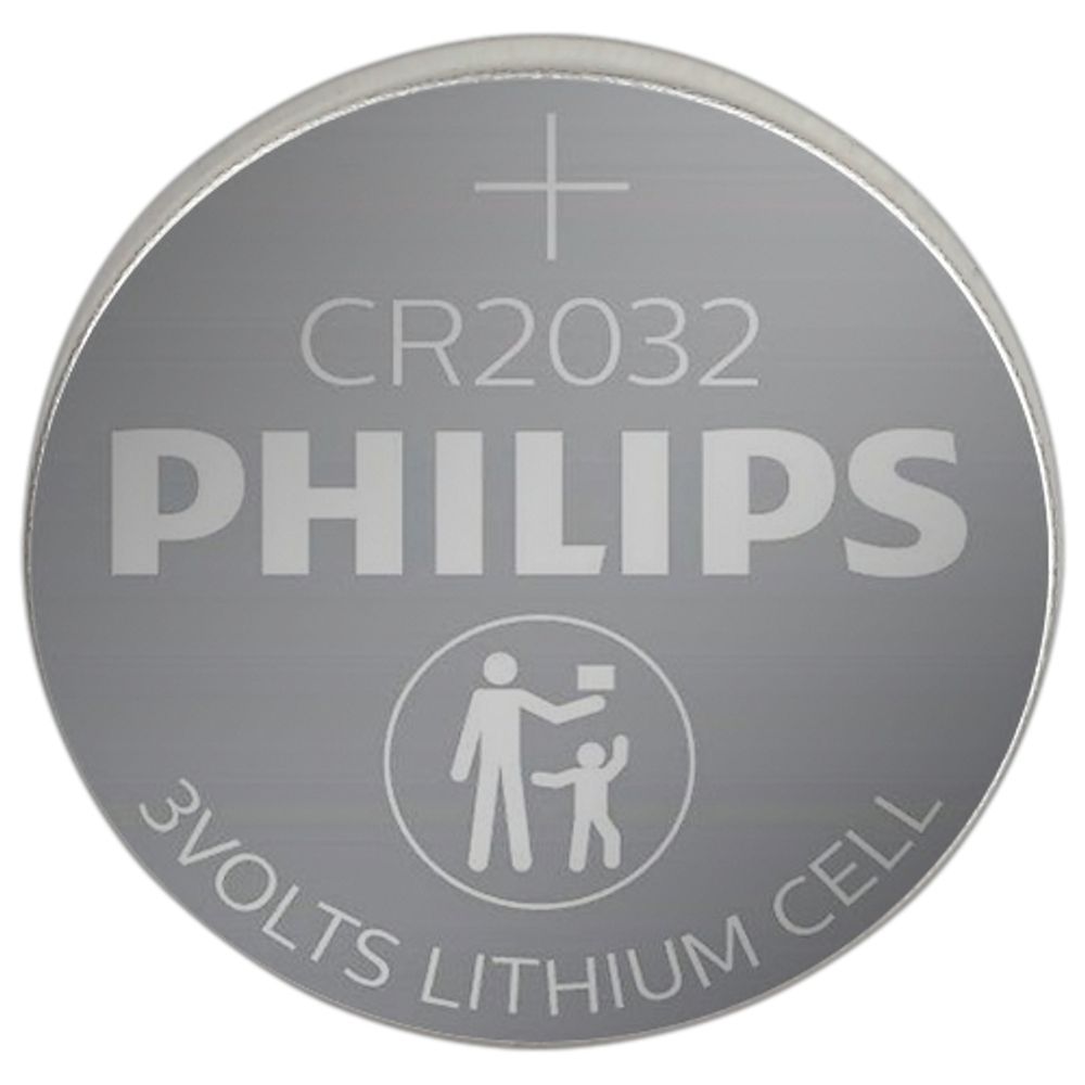 Батарейки Philips CR2032P2/51 литиевые 2шт. CR2032-2BL (2/40/400/56000) | Батарейки Литиевые