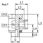Соединение JE DLL04 BSP 1/8 (корпус)