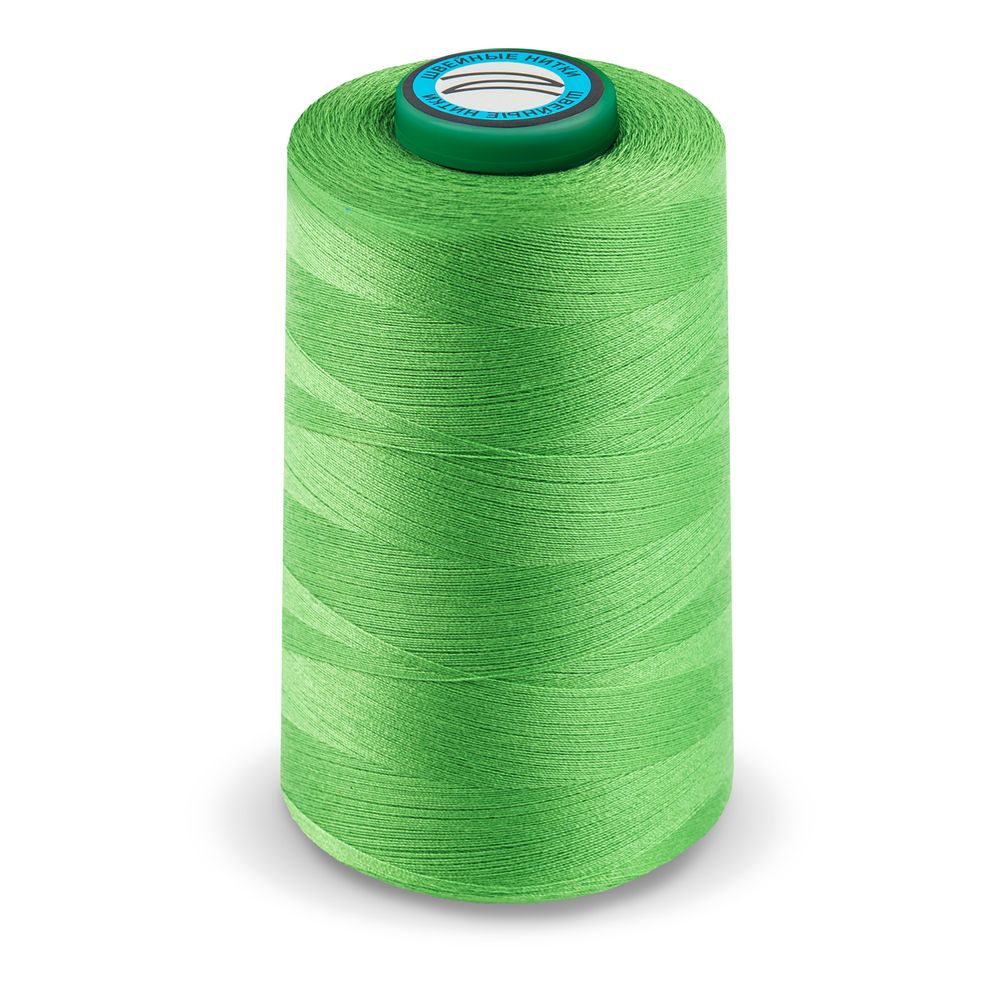 Нитки универсальные Nitka 40/2, 4570 м (5000 ярд) / 1 кат., 203 ярко-салатовый
