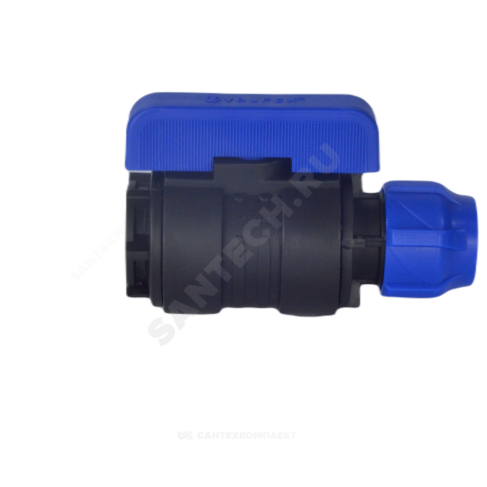 Кран шаровой компрессионный ПЭ Дн 25х3/4" ВР Ру16 VALFEX 1210012525034