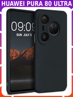 Мягкий Soft Touch чехол из силикона для HUAWEI PURA 80 ULTRA с бархатной подкладкой