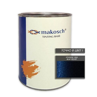 Автоэмаль makosch/HYUNDAI NU6, Базовая эмаль, синий, перламутр, 800мл.