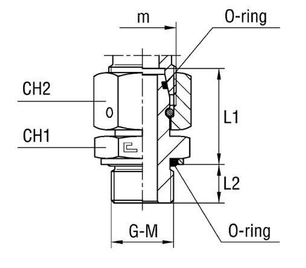 Штуцер FNH DL12 BSP 3/8