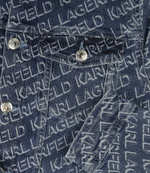 Джинсовая куртка Karl Lagerfeld Kids - голубой(Z26101)