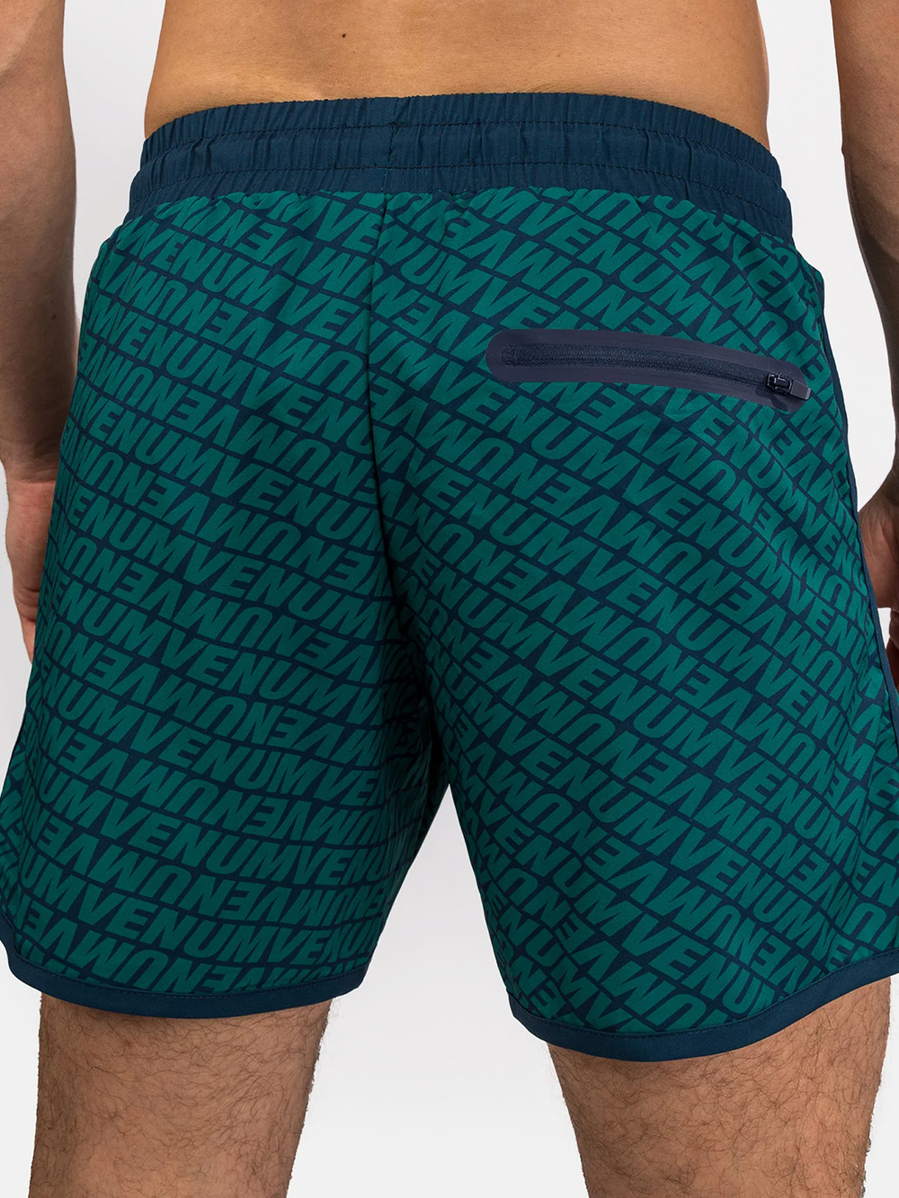 Бордшорты Venum Echo Dark Blue/Emerald Green