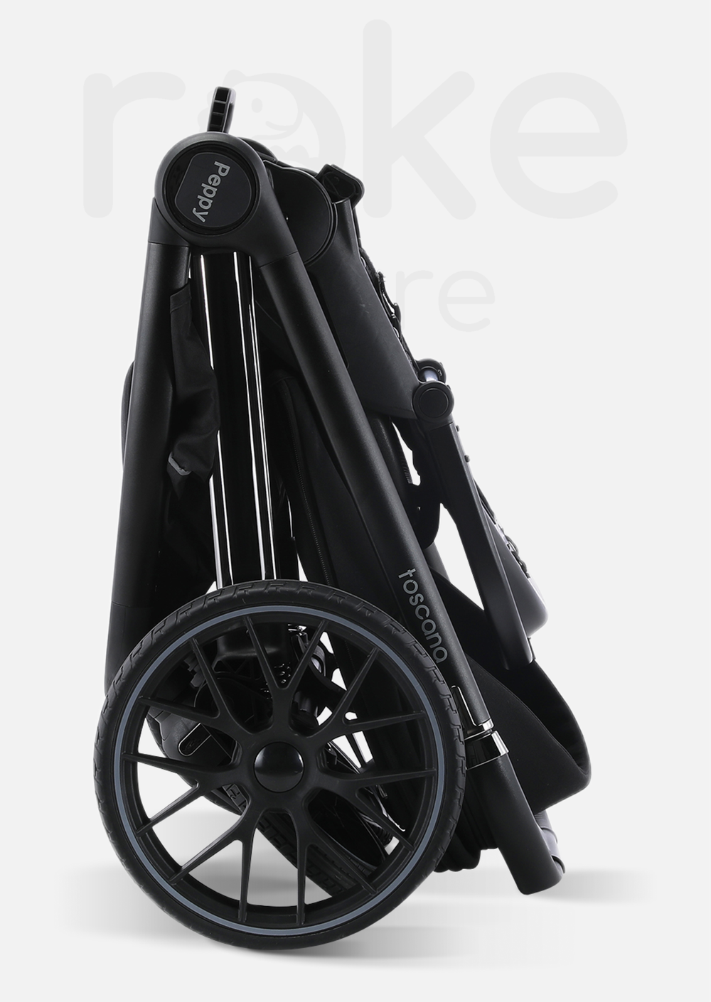 Peppy Коляска детская Toscana 2 в 1 Black (черный)