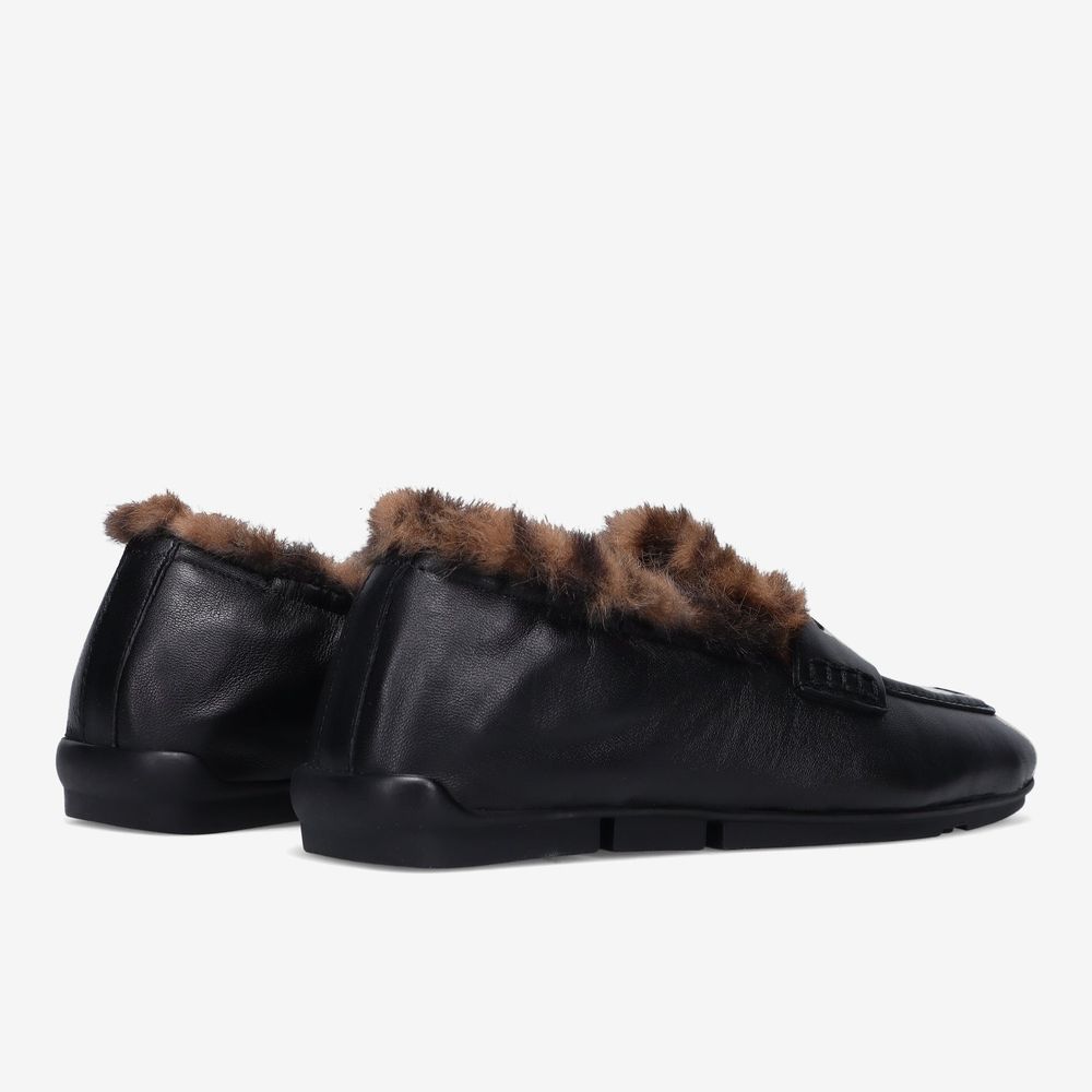 Мокасины женские ASH BARKLEY FUR