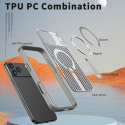 Прозрачный чехол Mesh Pro Magnetic Case для iPhone 17 Pro Max