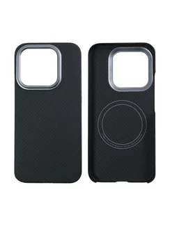 Карбоновый чехол для Xiaomi 17 с MagSafe Черный (Black)