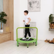 Батут с поручнем DFC JUMPFIT 36&amp;#039;&amp;#039; зеленый