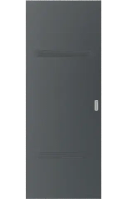 Межкомнатная дверь P34 с раздвижной системой Invisible