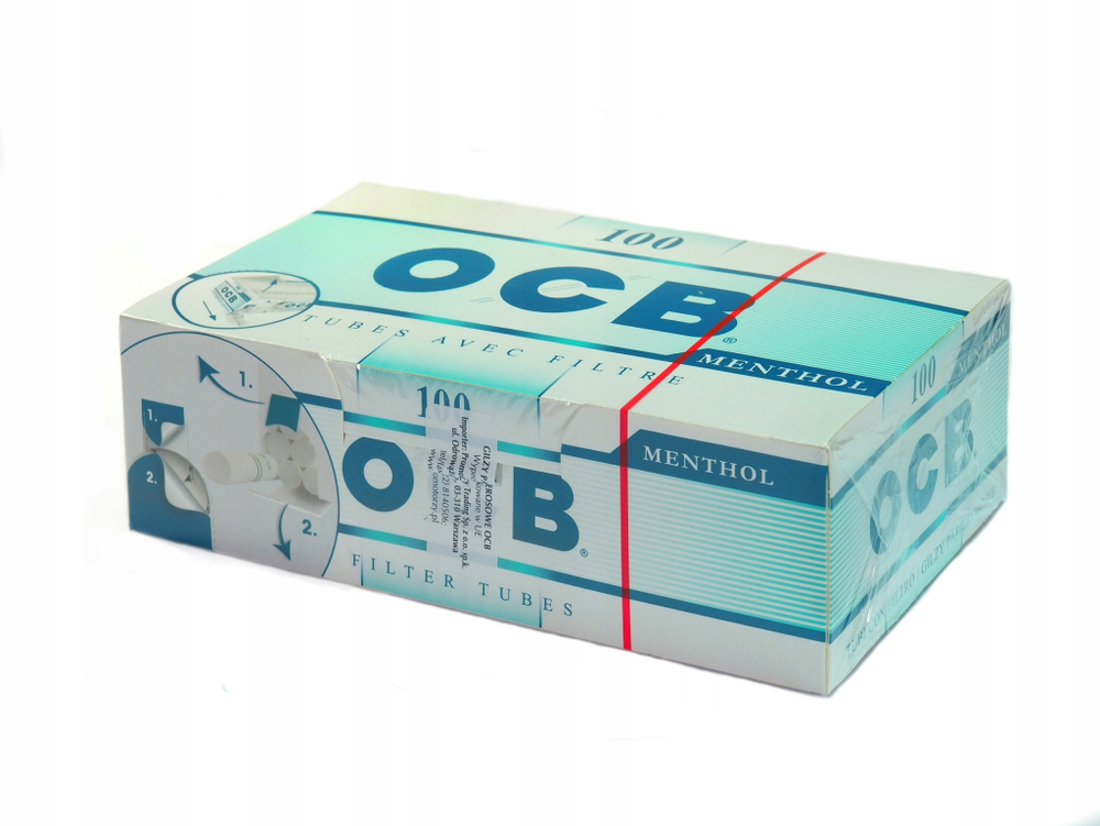 Гильзы для сигарет "OCB" Menthol 100шт.