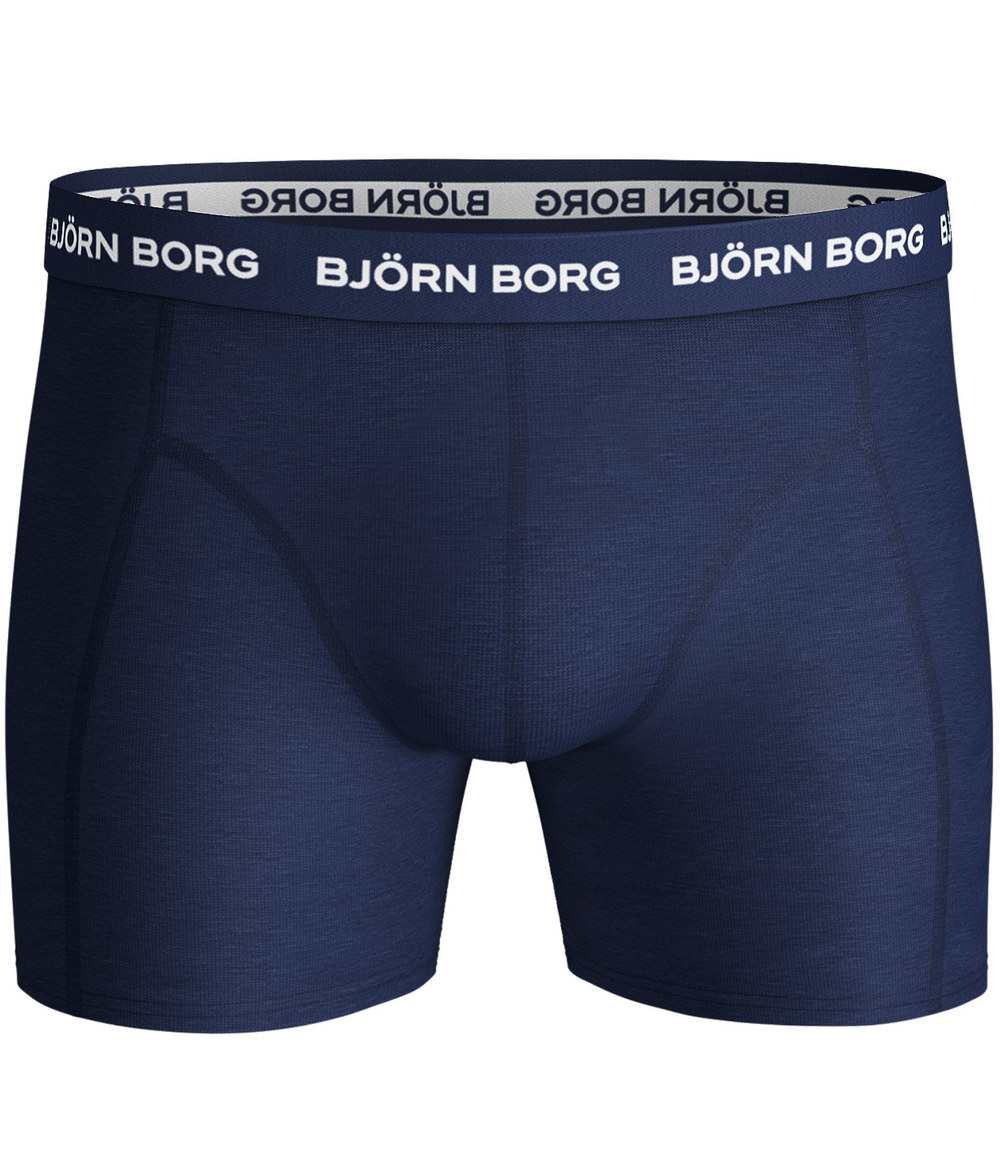 Мужские спортивные боксеры Björn Borg Shorts Solid 3P - skydiver