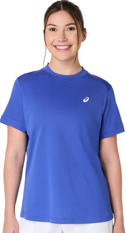 Женская футболка Asics Court Short Sleeve - dark cobalt