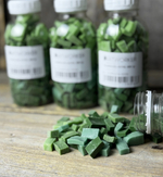 готовое изделие из зелёной смальты Smaltbottle-MOSS | ArtWorker