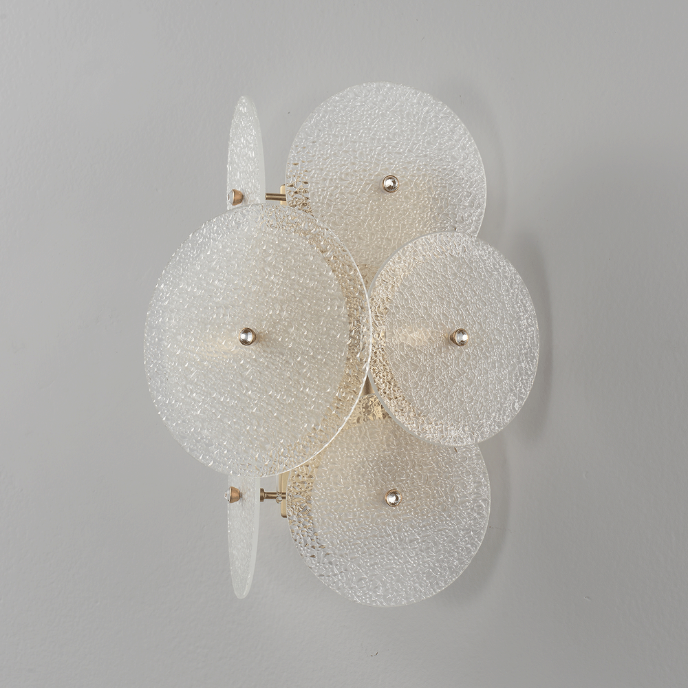 Настенный светильник Crystal Lux DANDELION AP2 GOLD