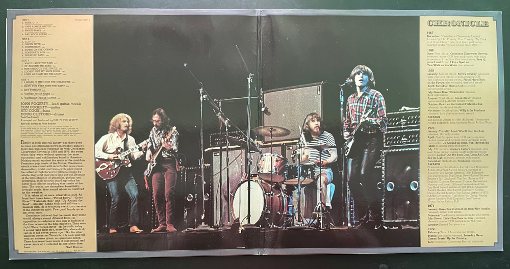 Creedence Clearwater Revival Featuring John Fogerty - Chronicle - The 20 Greatest Hits 2LP (Германия)