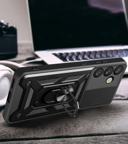 Чехол с кольцом Bumper Case для Samsung Galaxy S24 FE