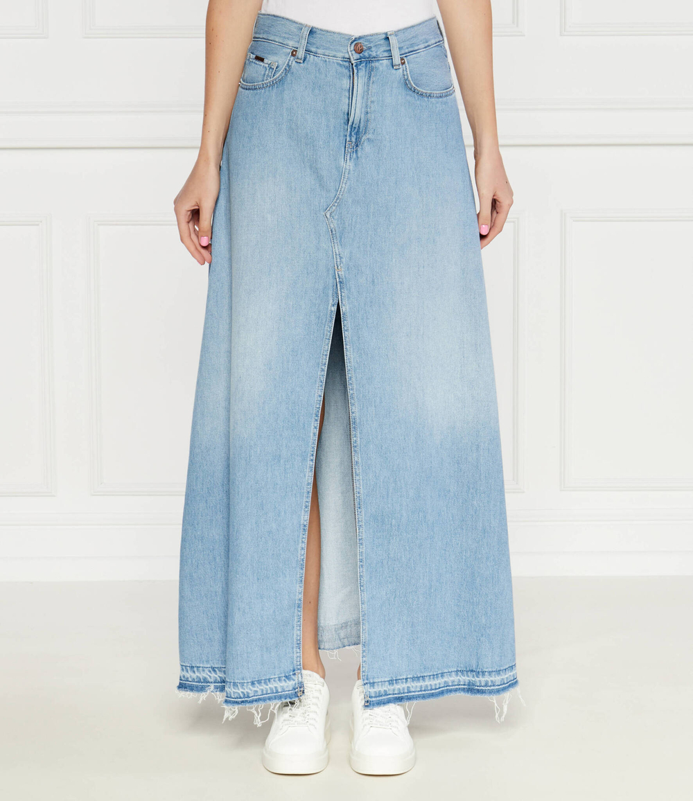 Джинсовая юбка SKY Pepe Jeans London - голубой(PL901116)