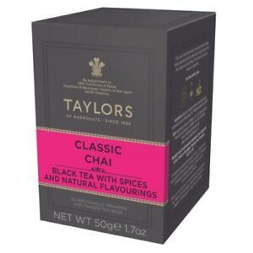 TAYLORS Чай черный "CLASSIK CHAI" со специями 20 пакетиков (Великобритания)
