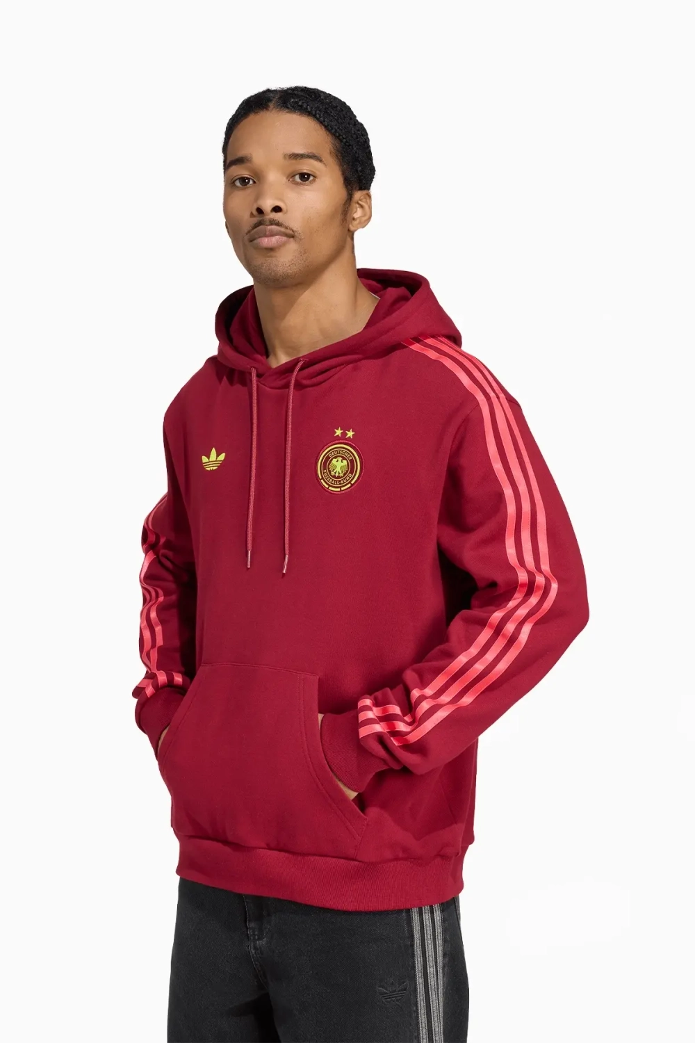 Кофта adidas Germany 2025 Track - бордовый