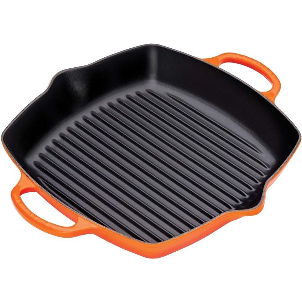 Чугунная сковорода-гриль Le Creuset, 30 см, Бордовая