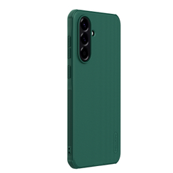 Усиленный чехол зеленого цвета (Dark Green) от Nillkin для Samsung Galaxy A56 5G, серия Super Frosted Shield Pro