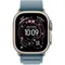 Умные часы Apple Watch Ultra 3 49 мм Natural Titanium Alpine Loop Голубой Light Blue