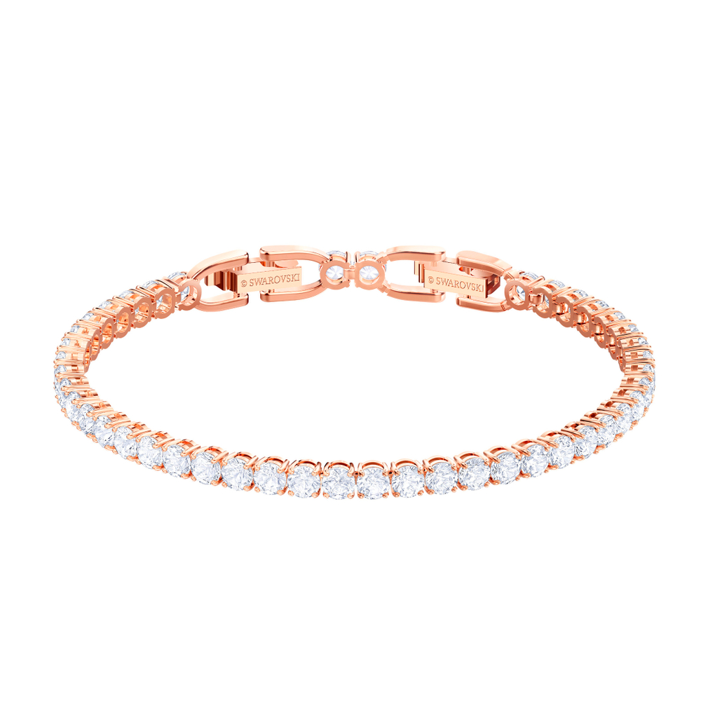 TENNIS:BRACELET RND DLX CZWH/ROS M 5464948