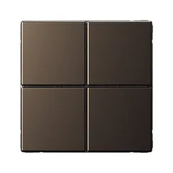 Выключатель четырехклавишный сценарный Systeme Electric ArtGallery Мокко GAL000674